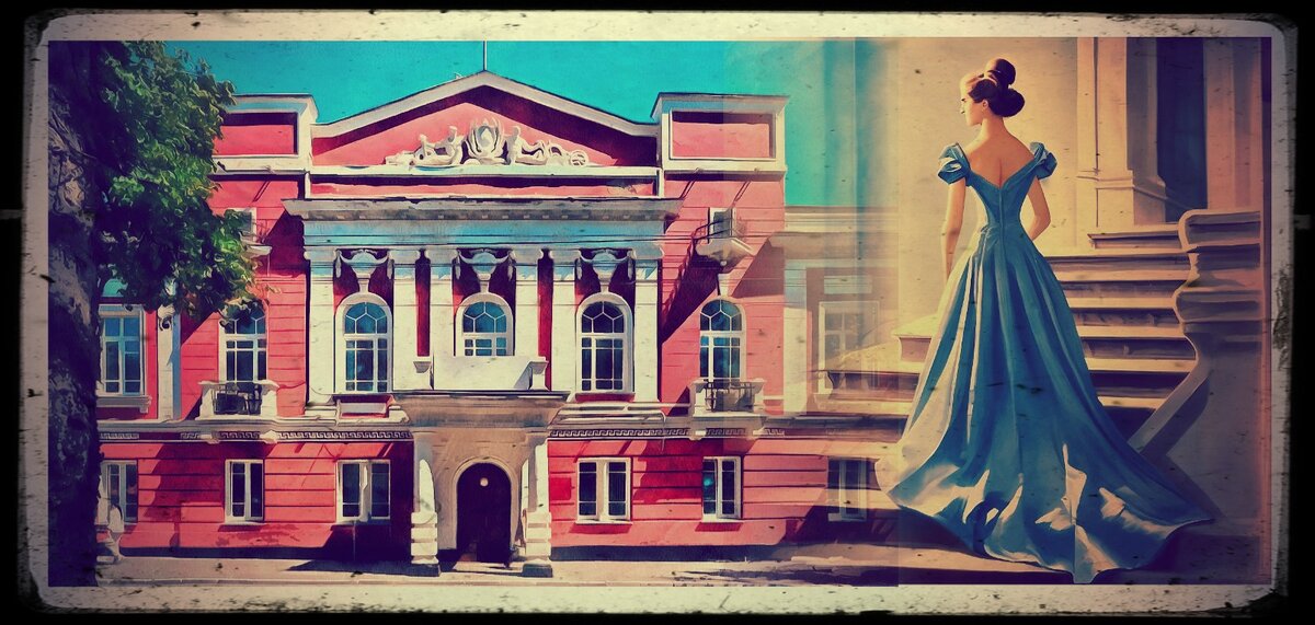 Бывший дом начальника Алтайского горного округа, где по легенде живет призрак Дамы в голубом