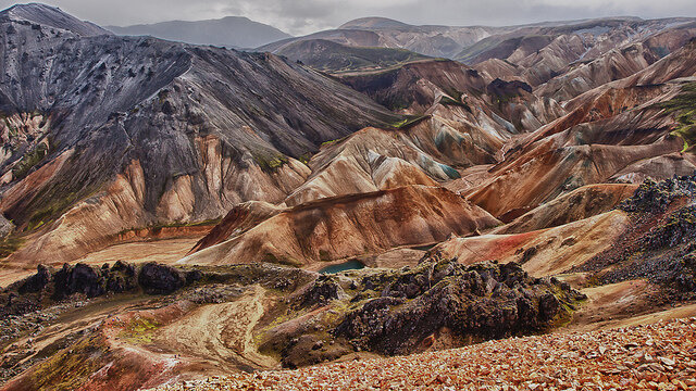 Высокогорье Landmannalaugar. Исландия