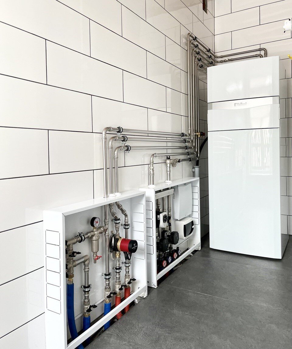 Пример сборки котельной на базе котла Vaillant ecoCOMPACT.