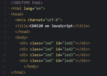 шаблон HTML страницы