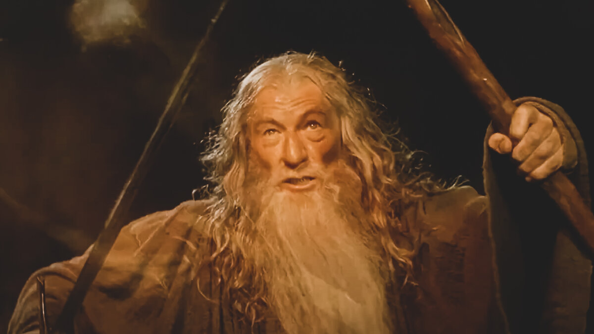 "Ты не пройдешь!" Кадр из фильма "Властелин колец"