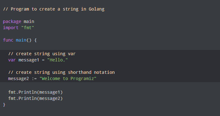 strings golang 