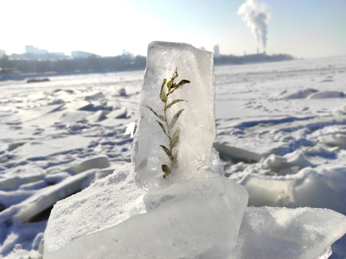 Прогулка по Волге зимой, Самара