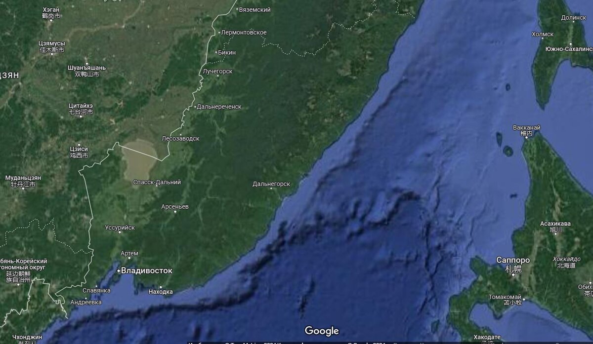 Дальнегорск расположился на восточной окраине Приморья.