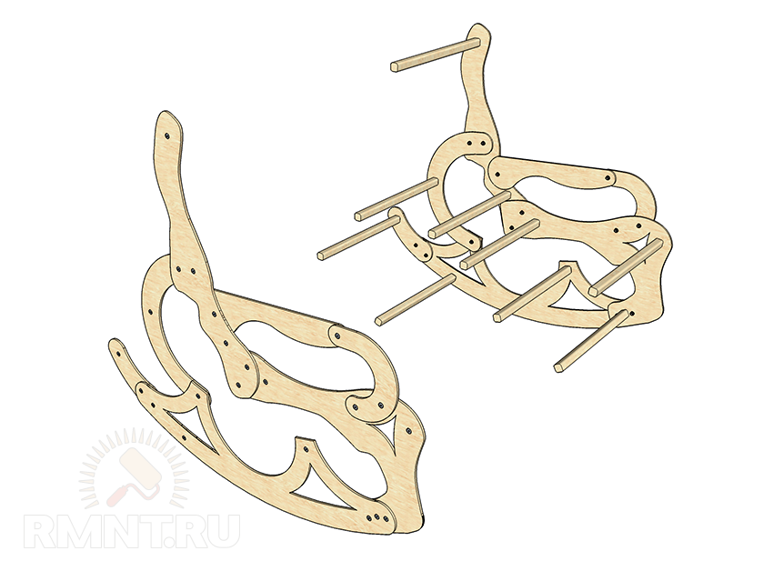 Как сделать кресло-качалку из фанеры своими руками?