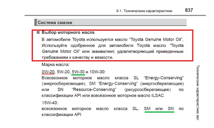 Рекомендации производителя