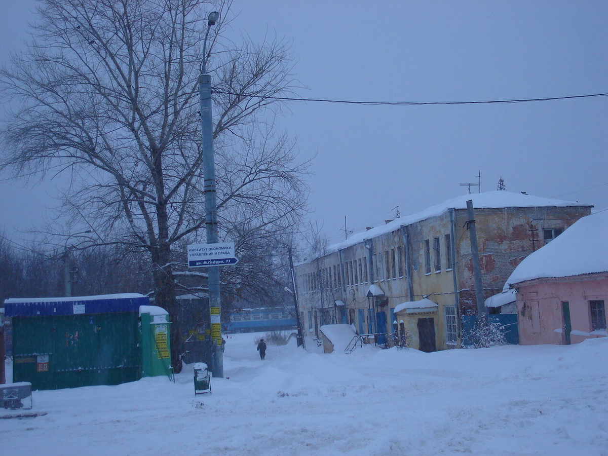 Снегопад 2010 года. Новотатарка, 