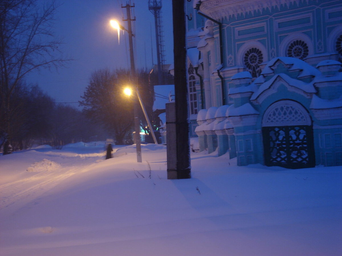 Снегопад 2010 года. Новотатарка, 