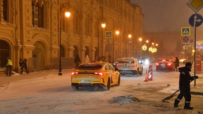    Снегопад в Москве. Global Look Press