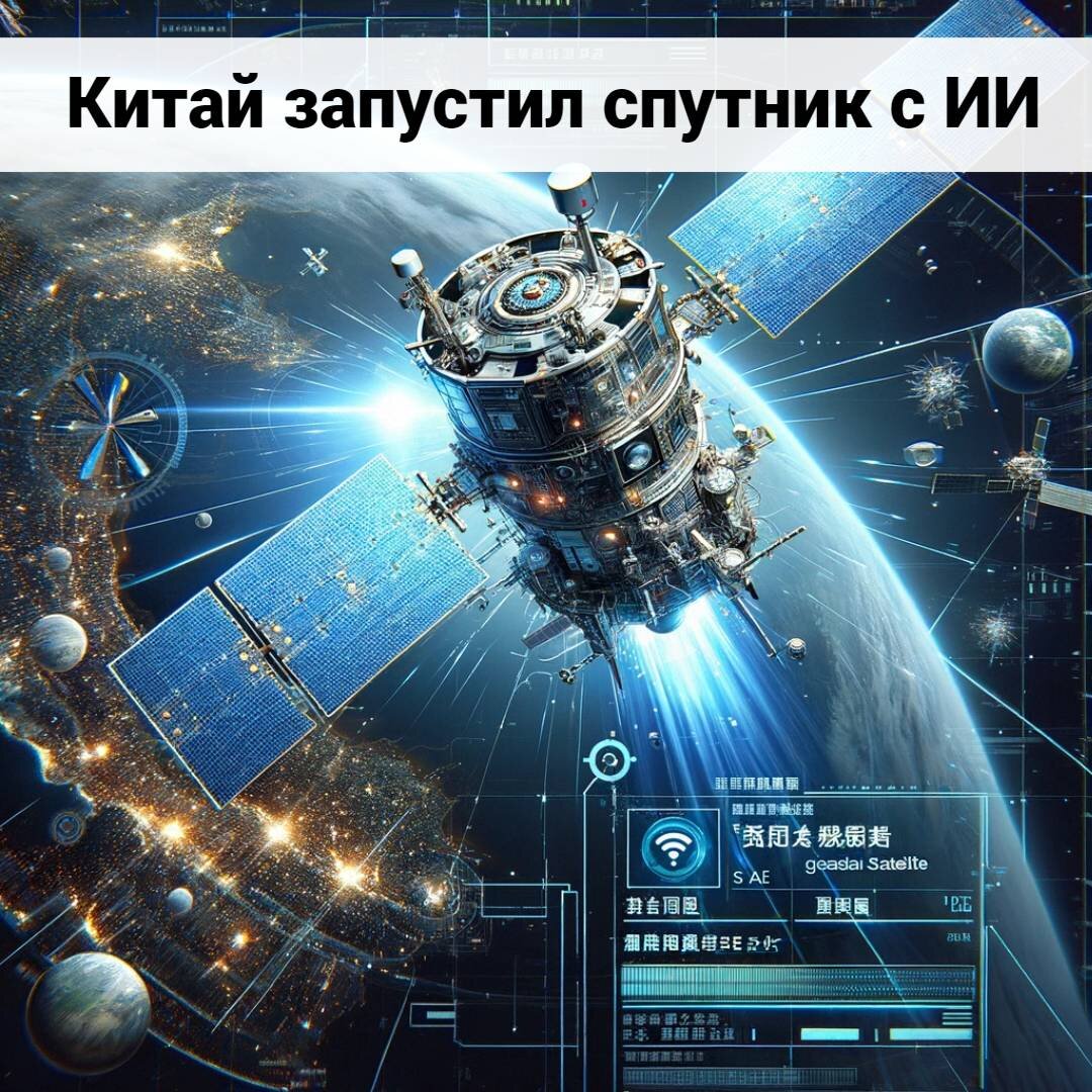 Первый китайский спутник с искусственным интеллектом выведен на орбиту