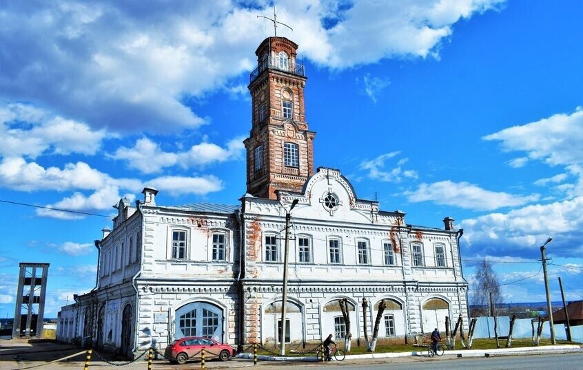 Сарапульская пожарная каланча. Фото из открытых источников.