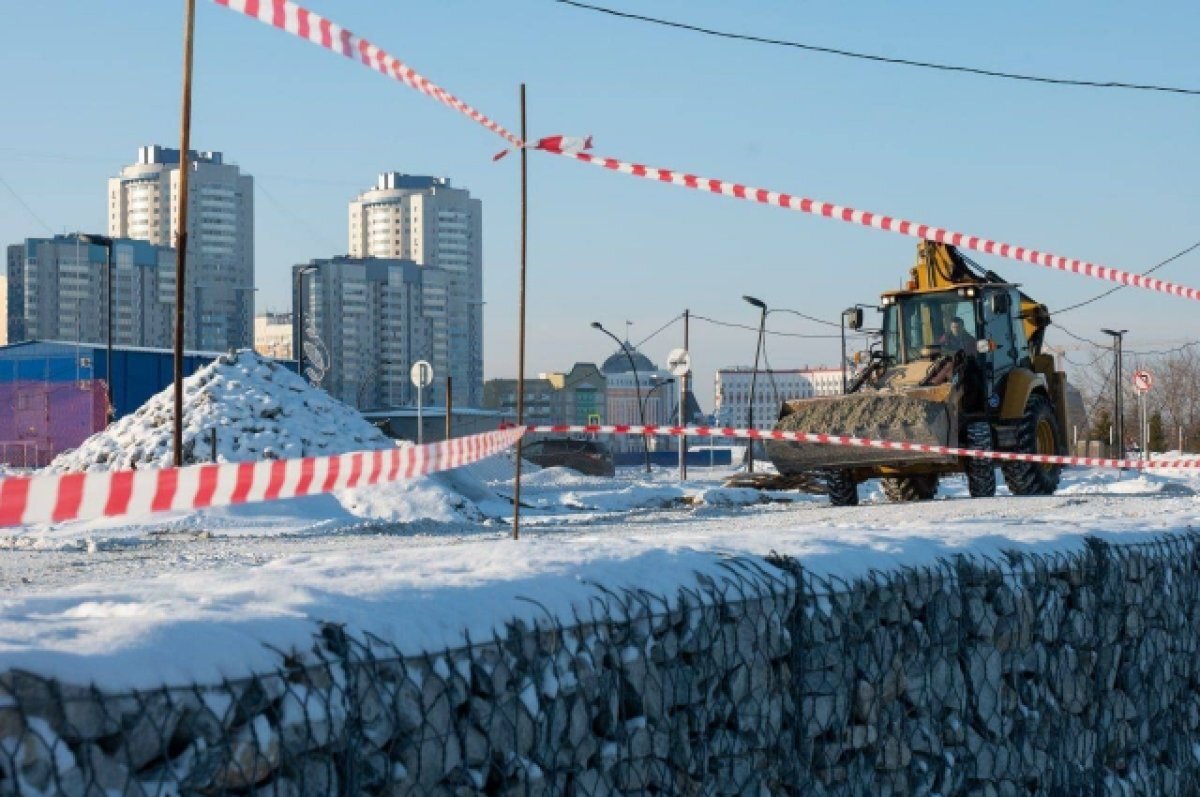   Новый 200-метровый участок набережной Томи в Кемерове откроют летом