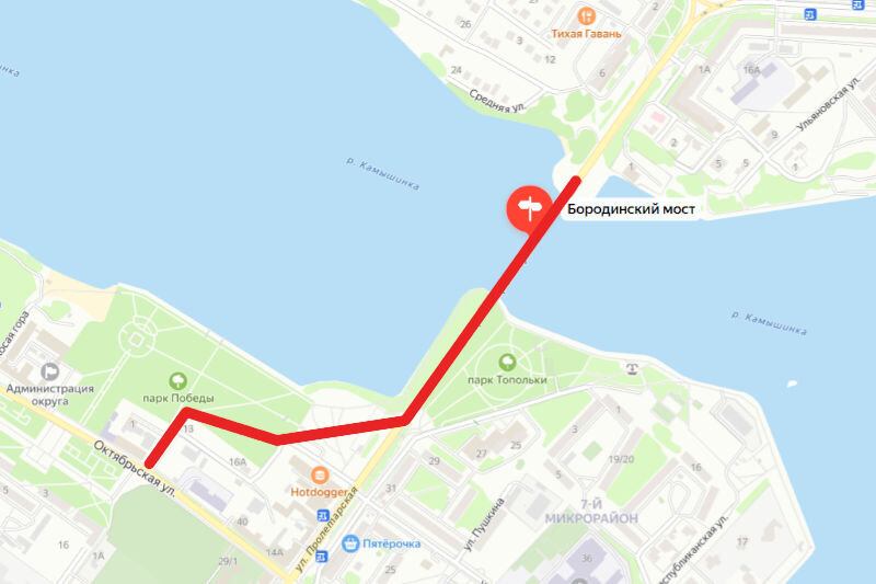    Схематичный вариант второго съезда с Бородинского моста