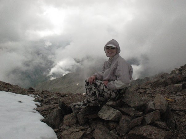 Я на перевале Кезген в августе 2009 года.