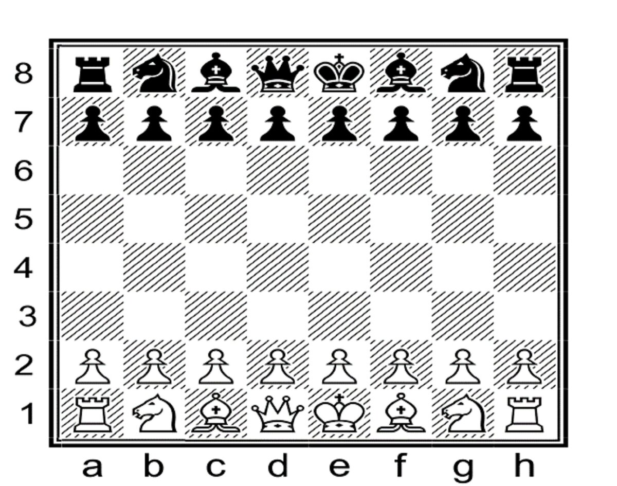 Black and white chess wooden board Royalty Free Vector Image