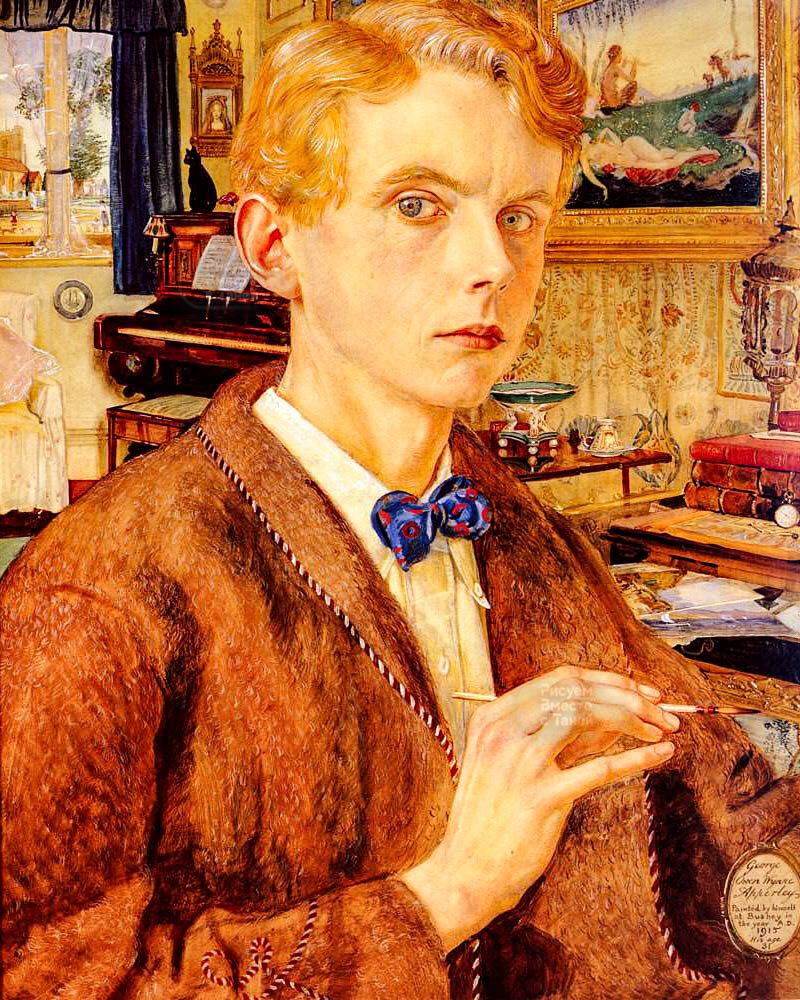 художник Апперлей Джордж Оуэн Уайн – Портрет художника