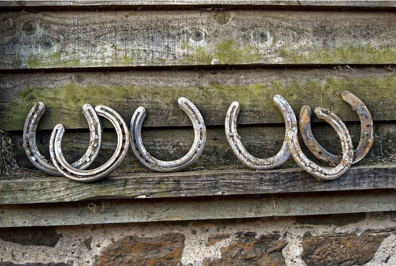 подкова на двери