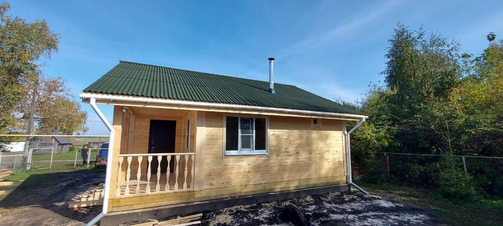 Баня из профилированного бруса.