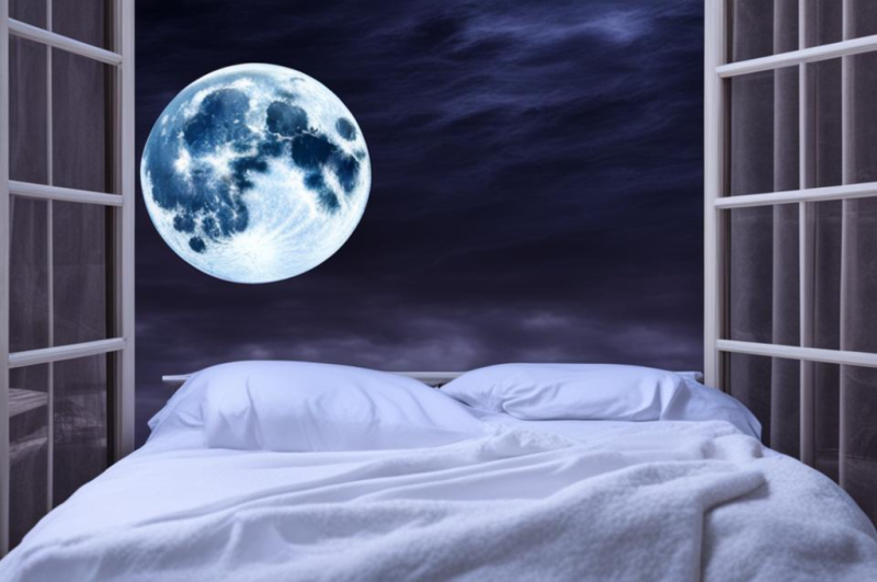 Луна в окне