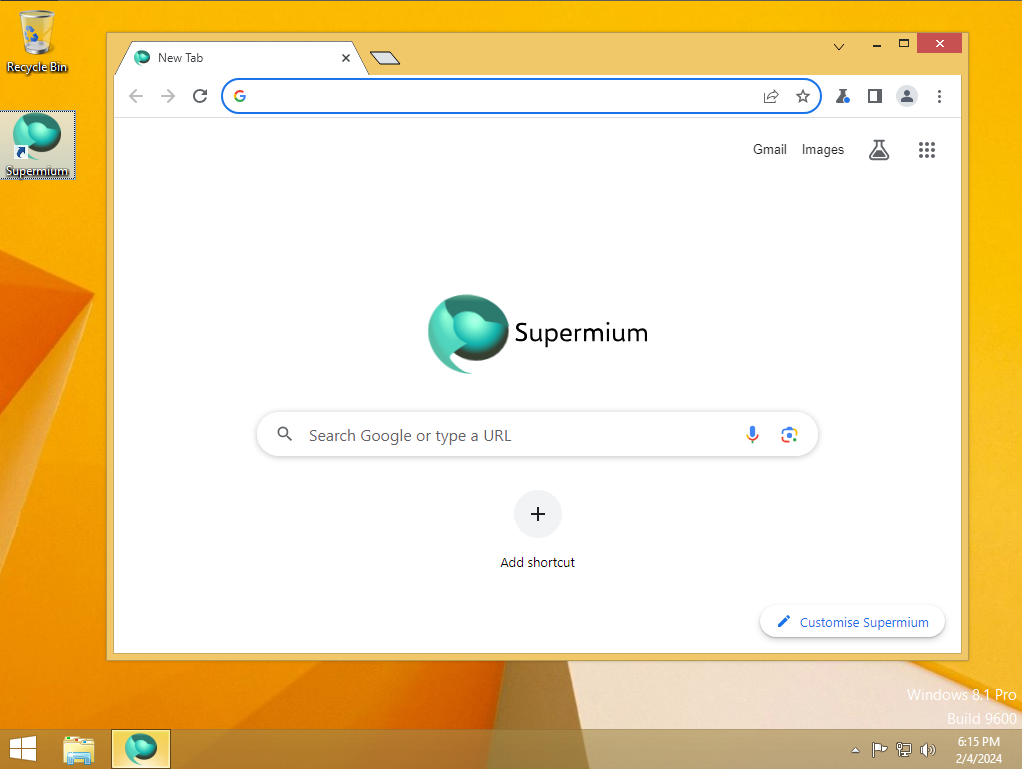 Supermium browser