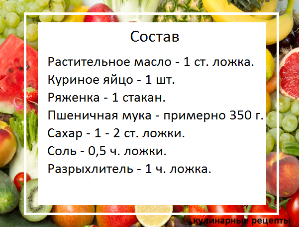 кулинарные рецепты