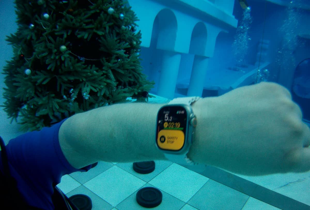 Apple Watch Ultra как дайвинг компьютер с приложением Oceanic+