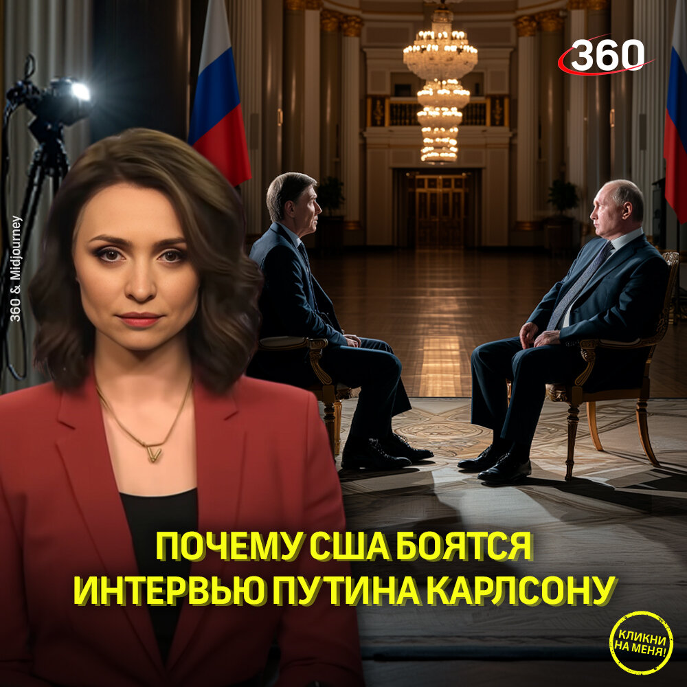 Почему США так боятся интервью Путина с Такером Карлсоном? | Телеканал 360  и Онуфриенко | Дзен