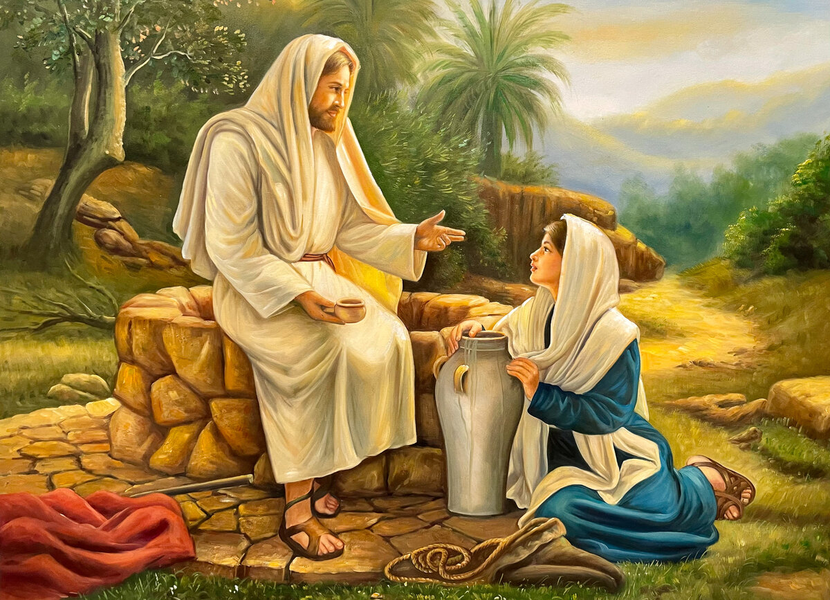 Samaritan Woman At The Well Modern Art mavink.com