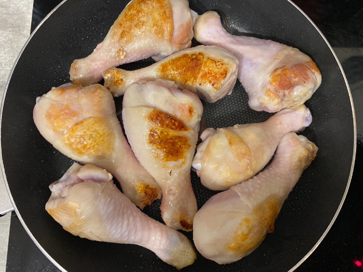 Фото автора. Обжариваю на сухой сковороде 