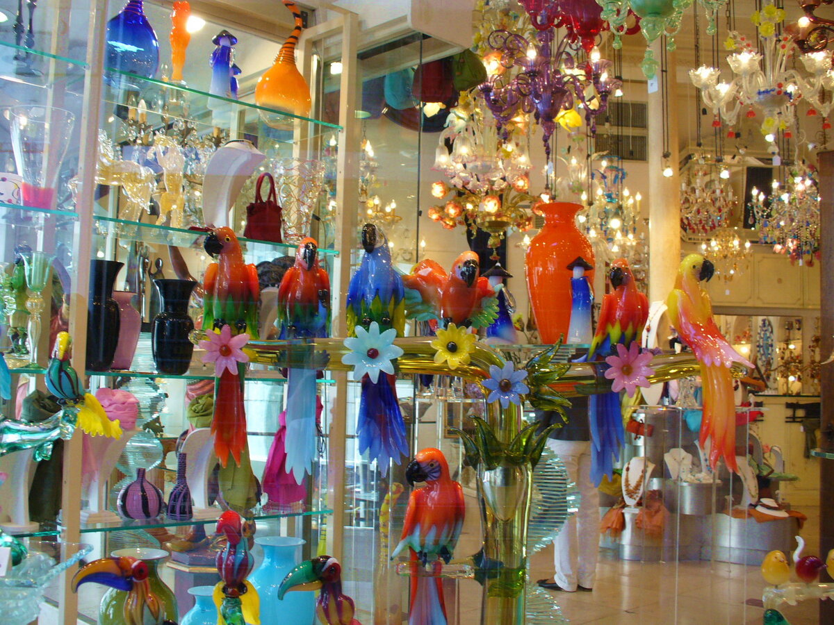 Венецианское стекло. Фото автора