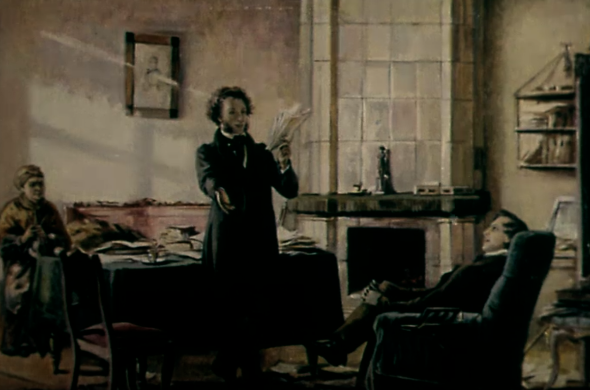 Кадр из телефильма "На стихи А.С.Пушкина" (1979)