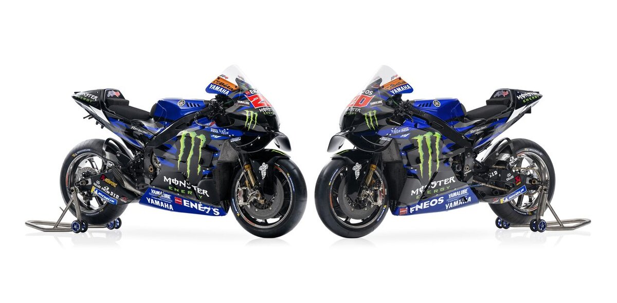    Мотоциклы Monster Energy Yamaha MotoGP для сезона-2024Фото: Monster Energy Yamaha MotoGP