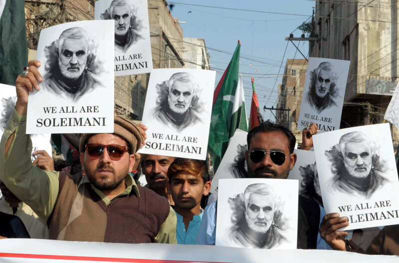    КАСЕМ СУЛЕЙМАНИ ПРОДОЛЖАЕТ ИЗ МОГИЛЫ ВОЙНУ С ЗАПАДОМ. ФОТО: © PPI/GLOBALLOOKPRESS