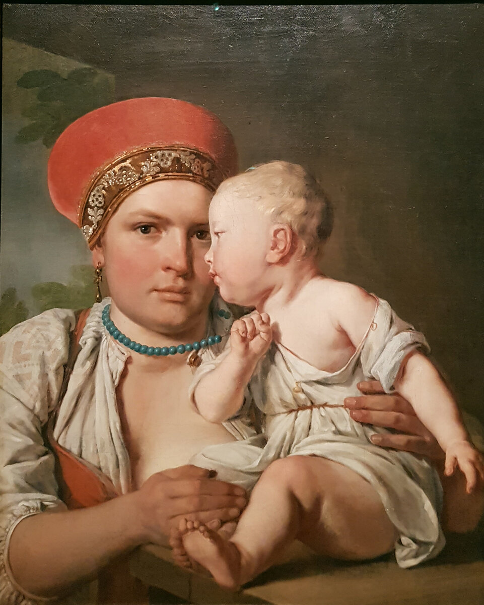 Алексей Венецианов, Кормилица с ребёнком 