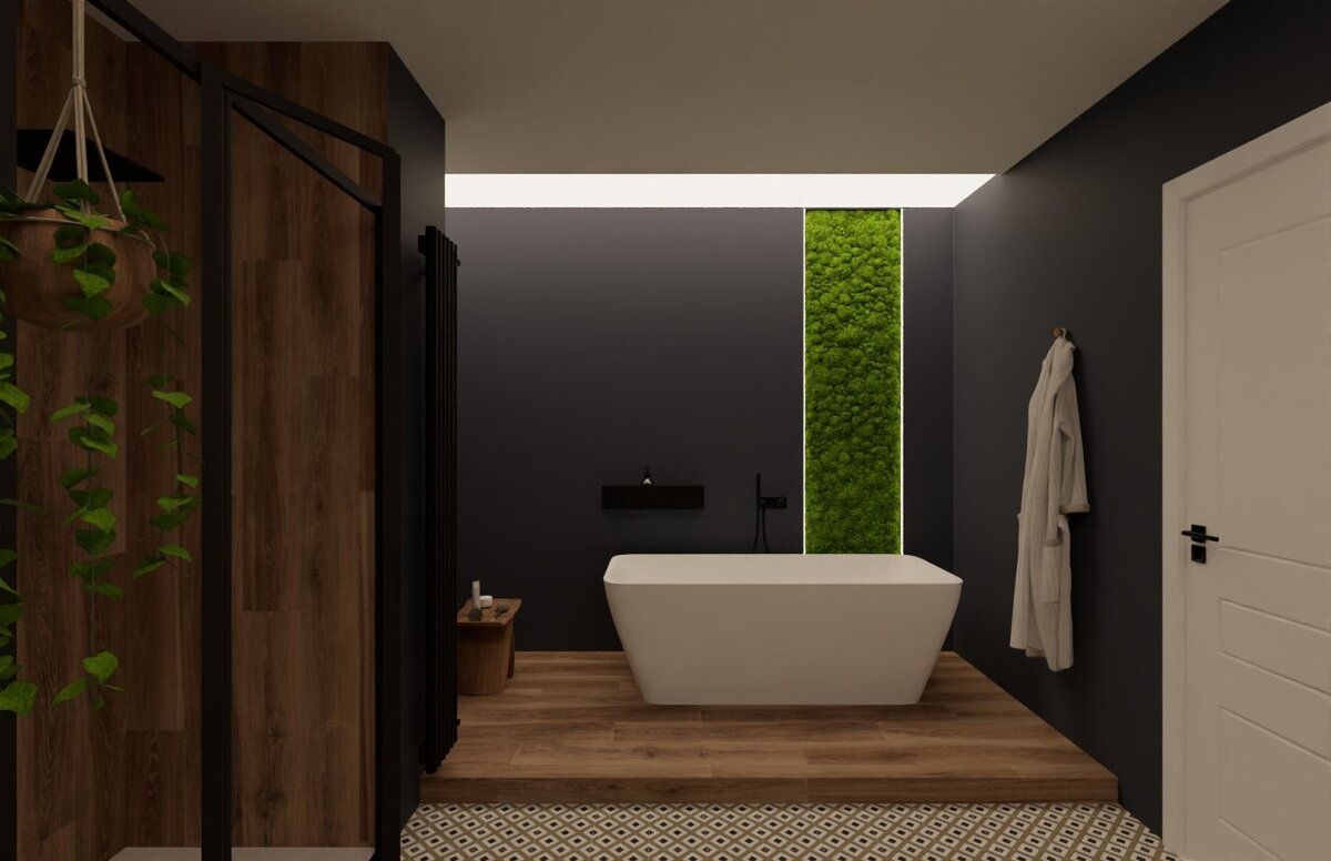 Эко стиль, дизайн проект «Дали Керамика»