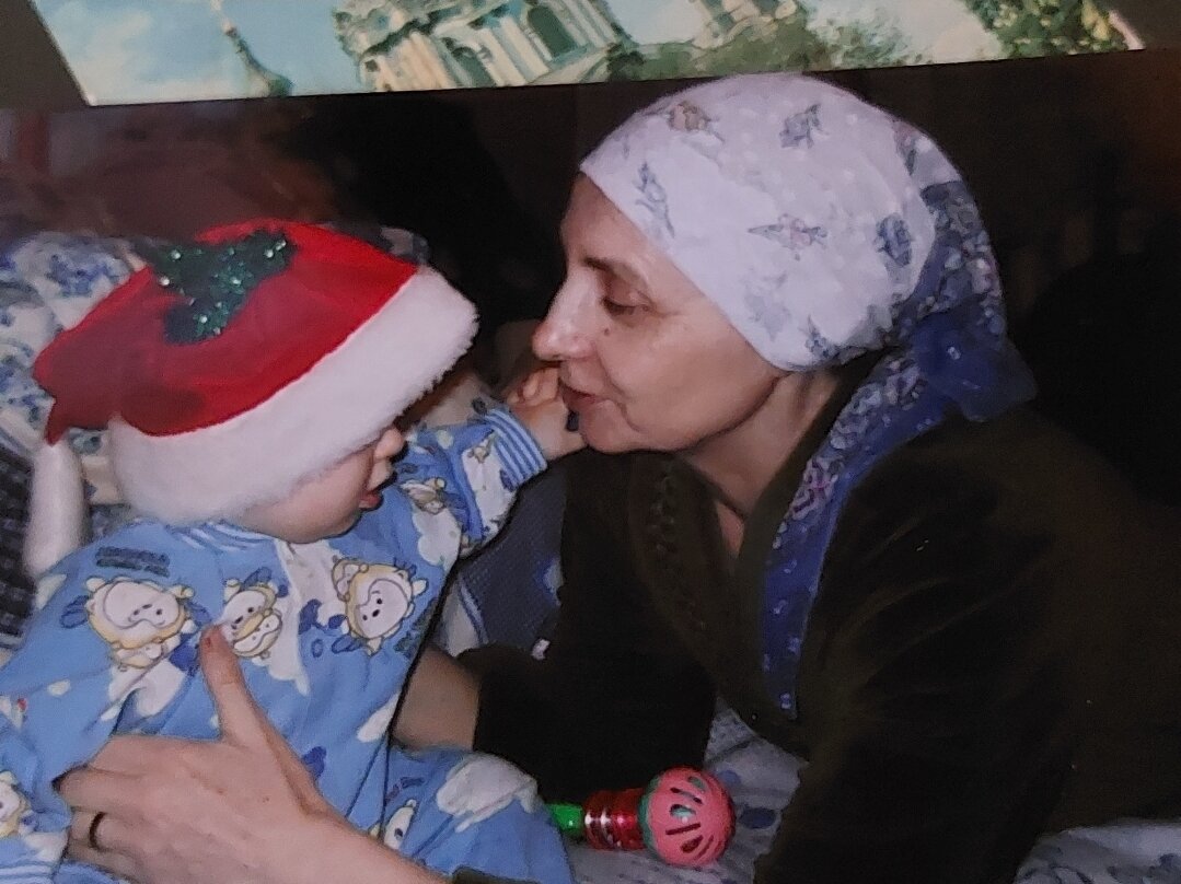 Фото зима 2010-2011. Мама и Миша.