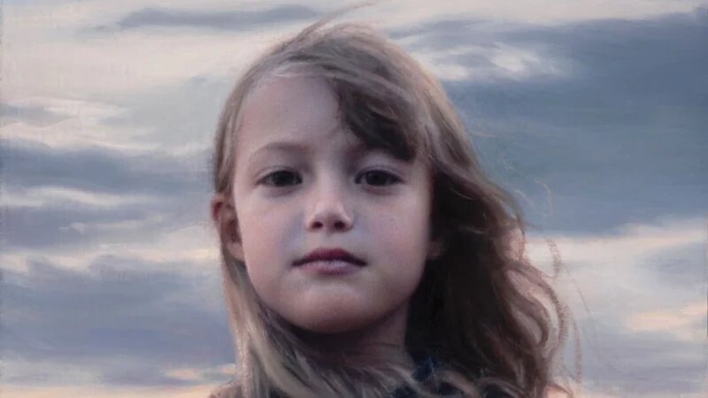 Бронзовая награда: «Вивиан» Джона Дарли из Соединённых Штатов. Холст, масло; 18 на 36 дюймов (≈46 на 91 см). (NTD International Figure Painting Competition, The Epoch Times)