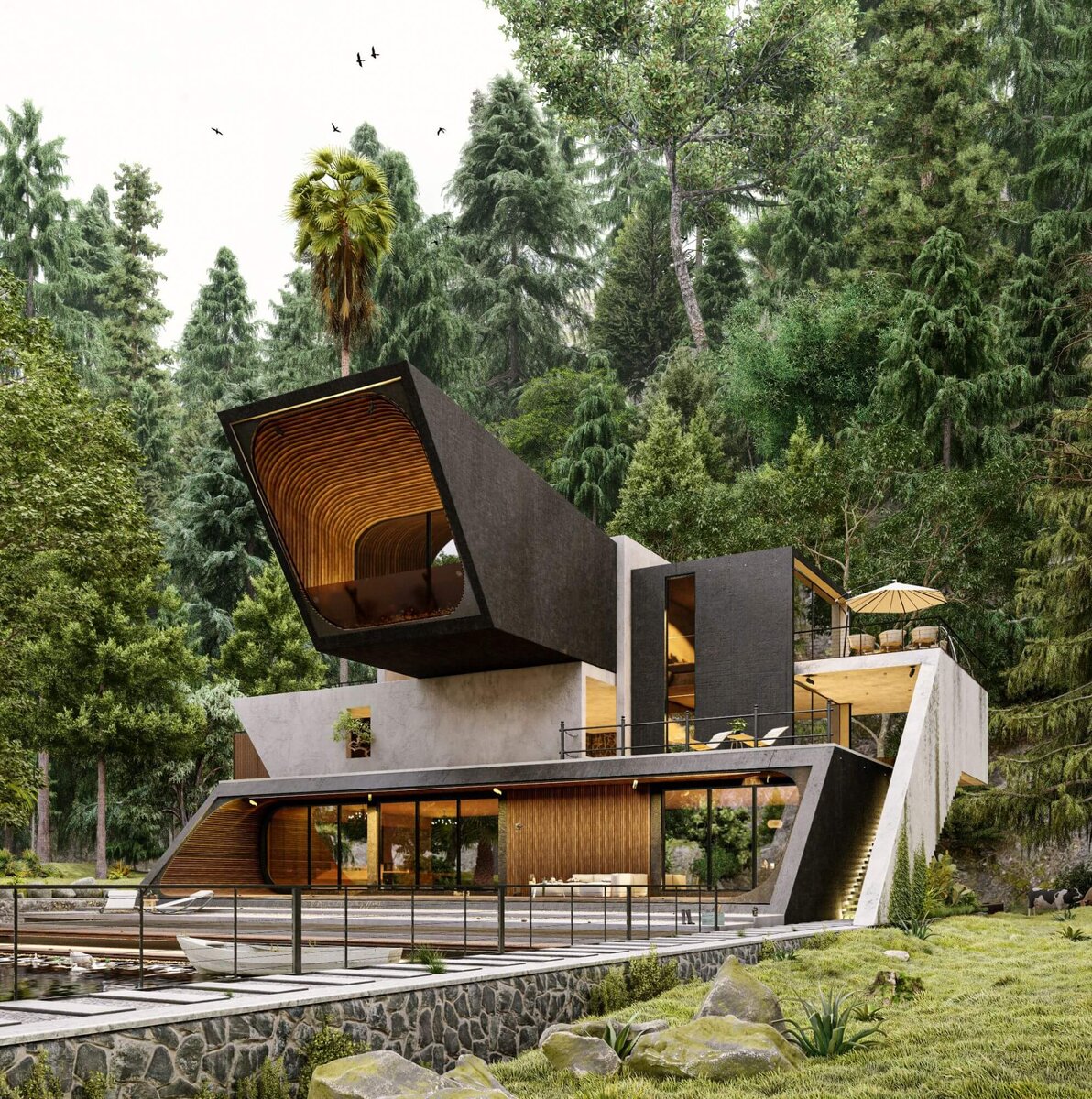 Источник изображения - https://amazingarchitecture.com/storage/files/1/Architecture%20firms/Didformat%20Studio/Villa%20Sculler/01-Villa-Sculler-Didformat-Studio-Mohammadreza-Norouz-Ramsar-Iran.jpg