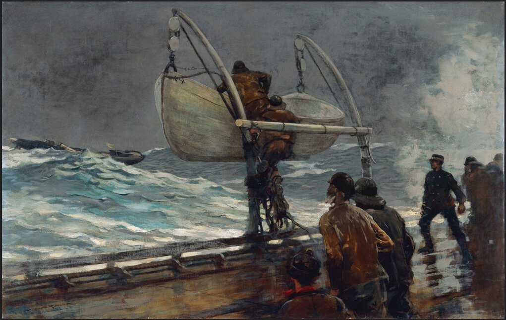 Уинслоу Хомер "Сигнал бедствия"