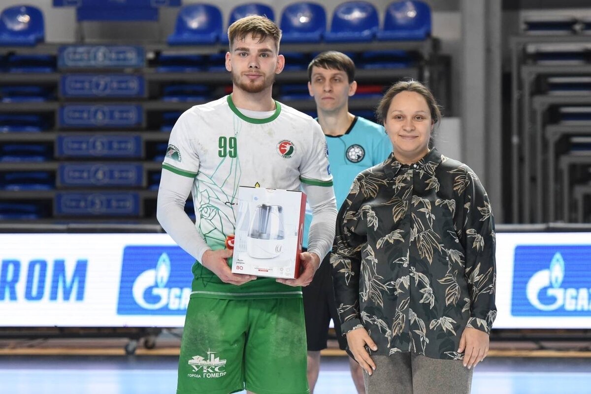 Сергей Журов стал лучшим игроком "Гомеля" в последнем для клуба матче СЕХА-лиги сезона-2023/24