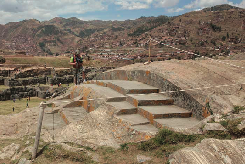 Саксайуаман: "зализанная" скала и трон Инки
