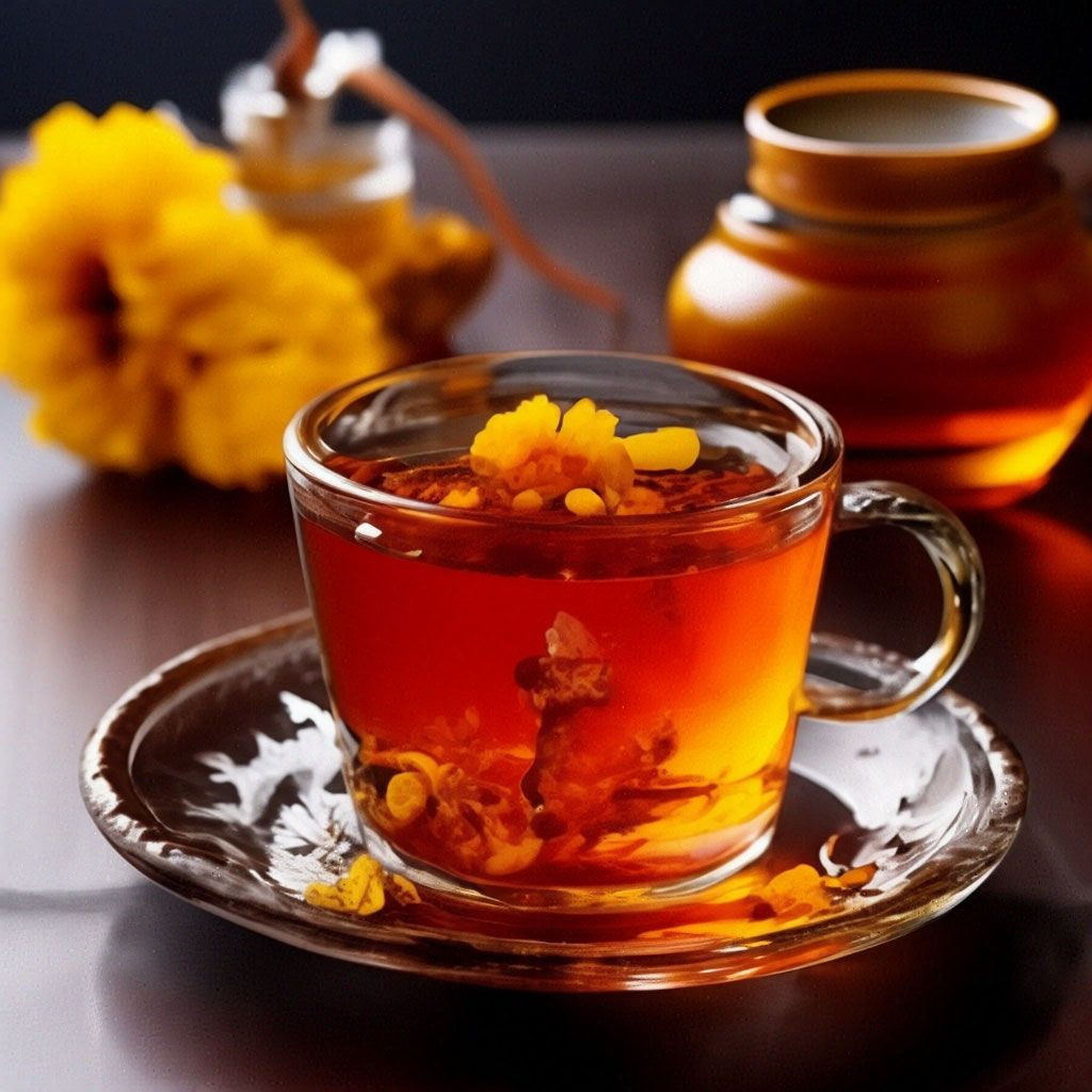 Цветочный медовый чай успокоит нервы Девы