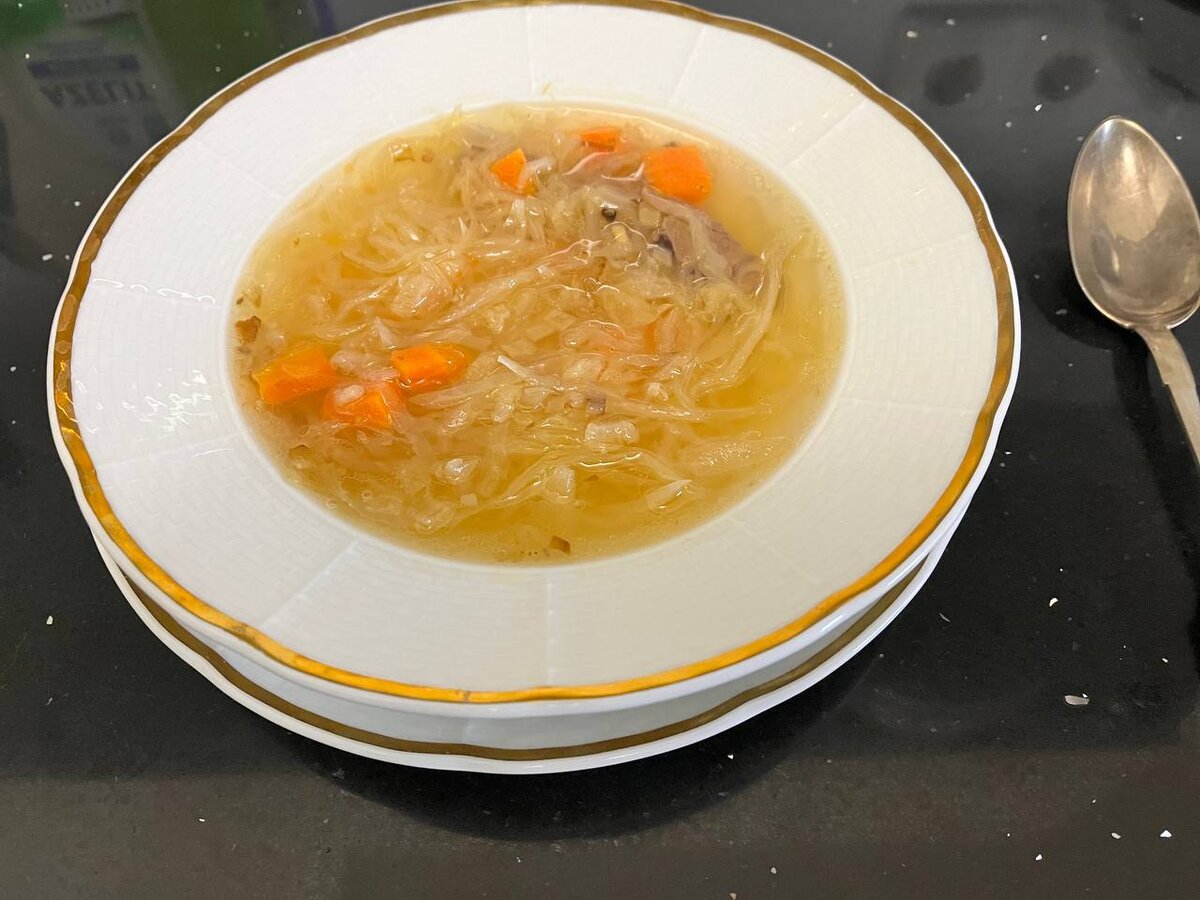 Щи из квашеной капусты