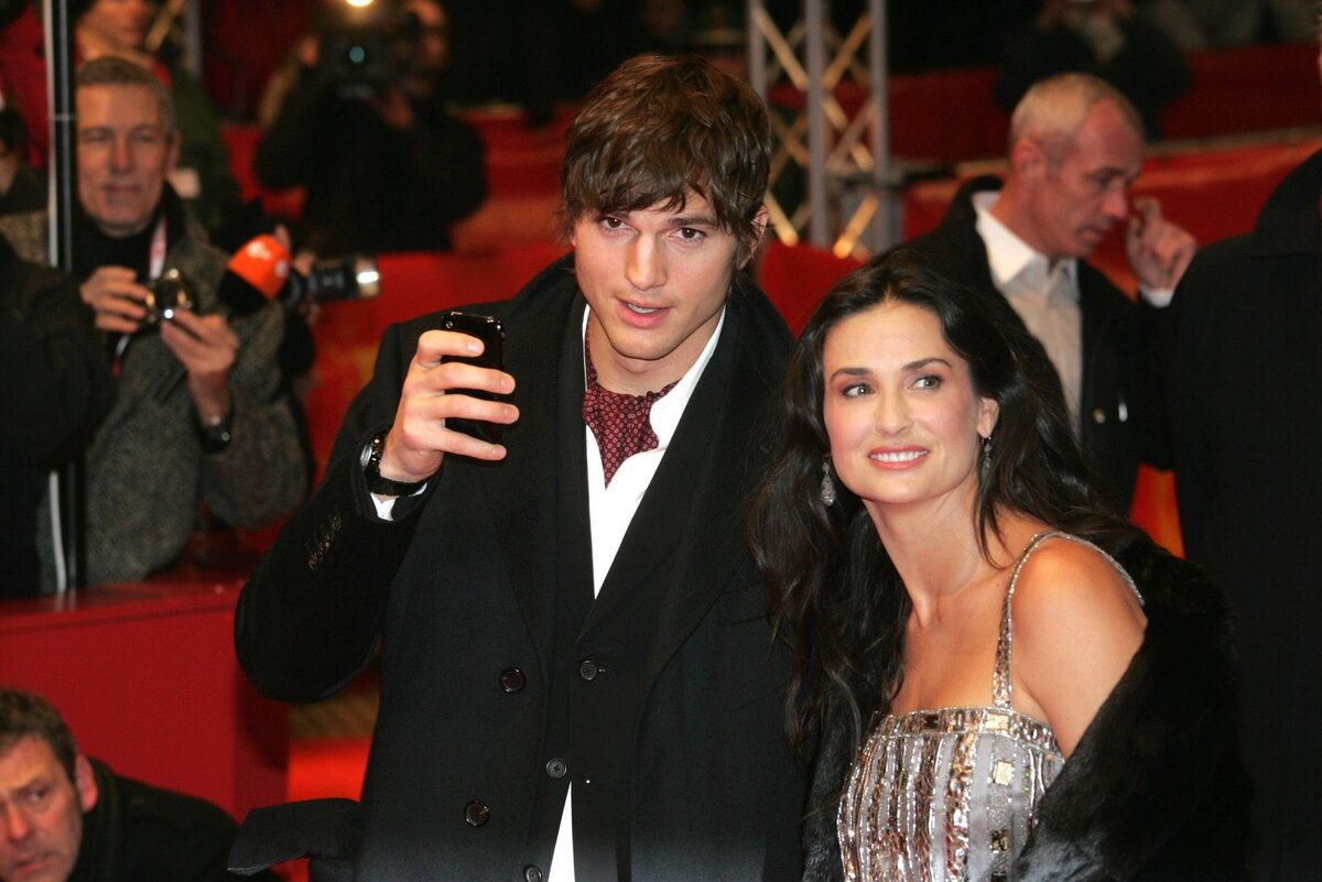 Деми Мур и Эштон Катчер