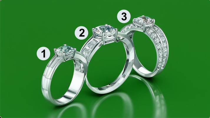 Выберите одно кольцо