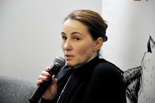 Главный редактор издательства «Розовый жираф» Надежда Крученицкая. realnoevremya.ru/Екатерина Петрова 