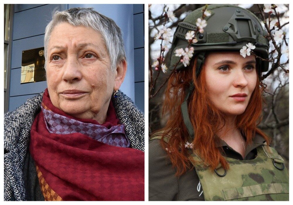 Людмила Улицкая (иноагент) и Анна Долгарева / Мой коллаж