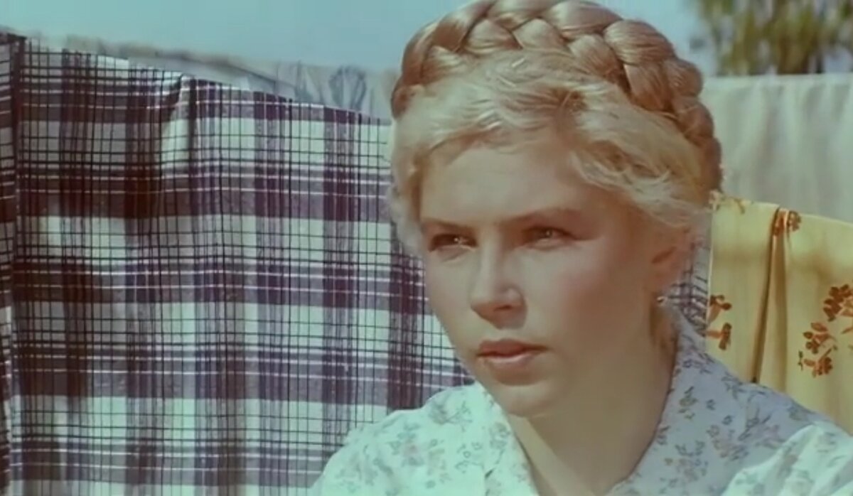 Елена Драпенко в фильме "Живите в радости"