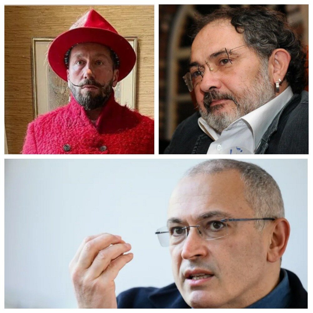 Иноагенты Чичваркин*, Гельман*, Ходорковский*. Коллаж мой создан на основе фото из открытых источников. 
