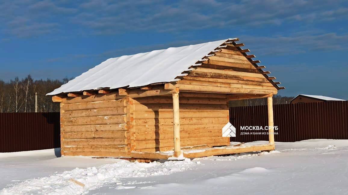 Сруб 6×4+2 терраса